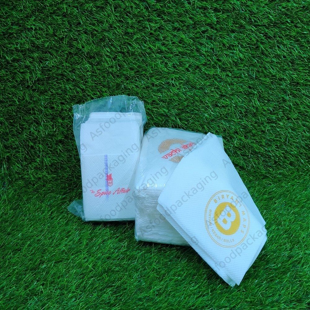 White Greendale Paper Napkin, Kitchen Tissue, Size: 33 X 33cm