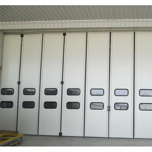 White Insulated Folding Doors