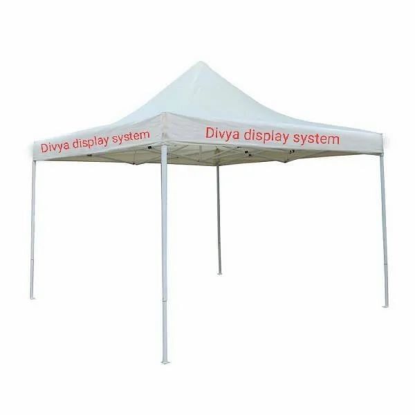 White Iron Gazebo Canopy Tent, For Promotional, 10x10 Fit