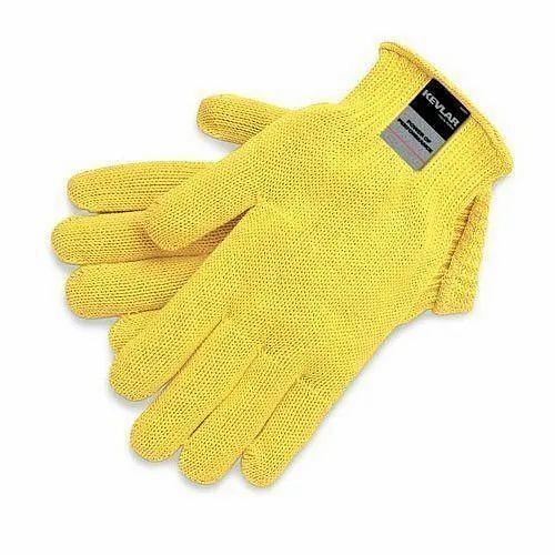 White Kevlar Knitted Gloves