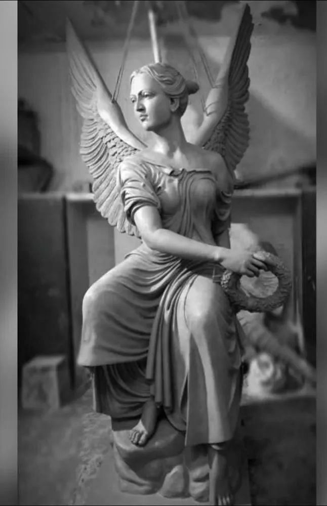 White Marble Angel statue, For Decoration, Size: 5 Fit