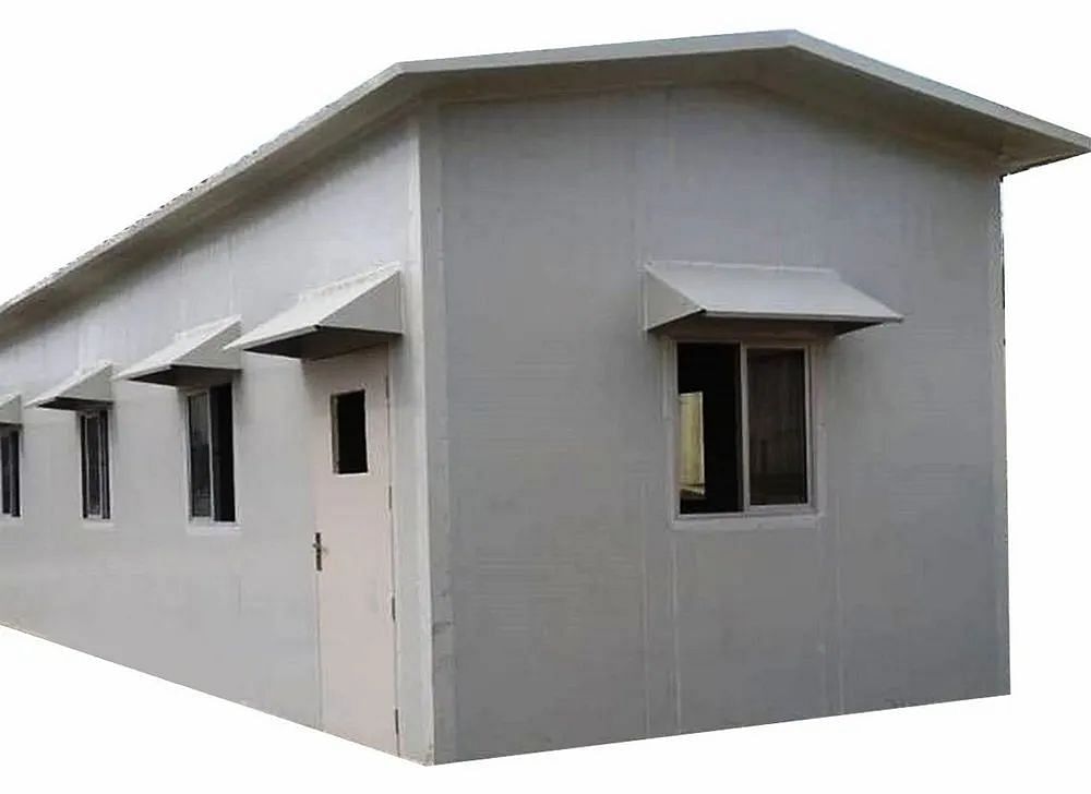 White Modular Portable Cabin, For Office