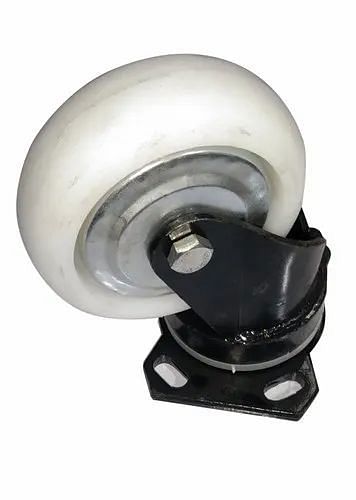 White Nylon Caster Wheel, For Trolley, Size: 8 Inch