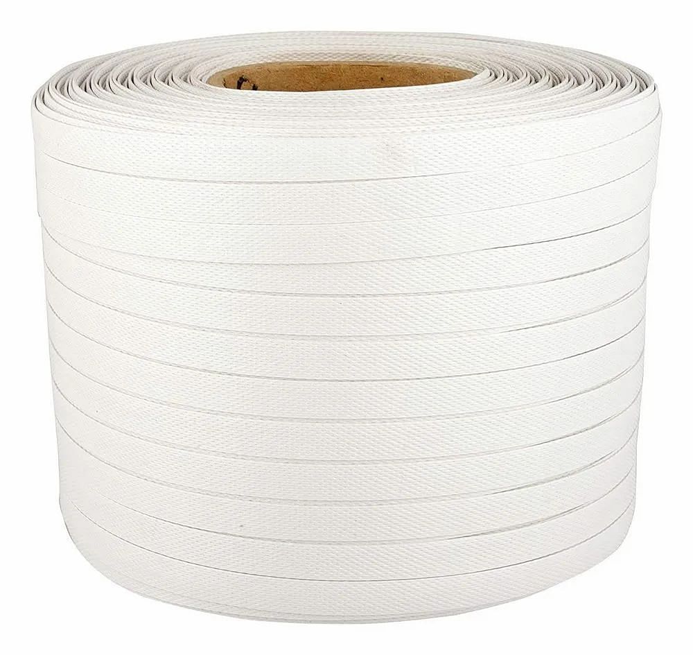 White Plastic Box Strapping Roll