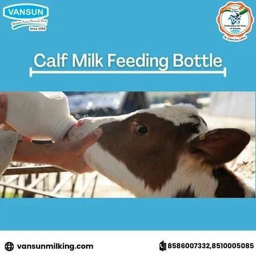 White Plastic Calf Feeding Bottle, Packaging Type: Carton, Packaging Size: Depends On Quantity