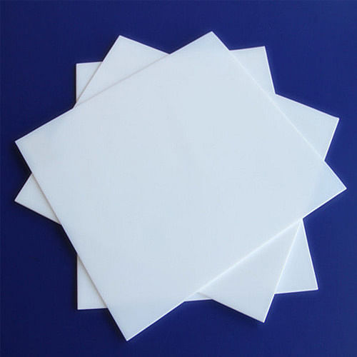 White PTFE Molded Sheet, 1mm to 12mm