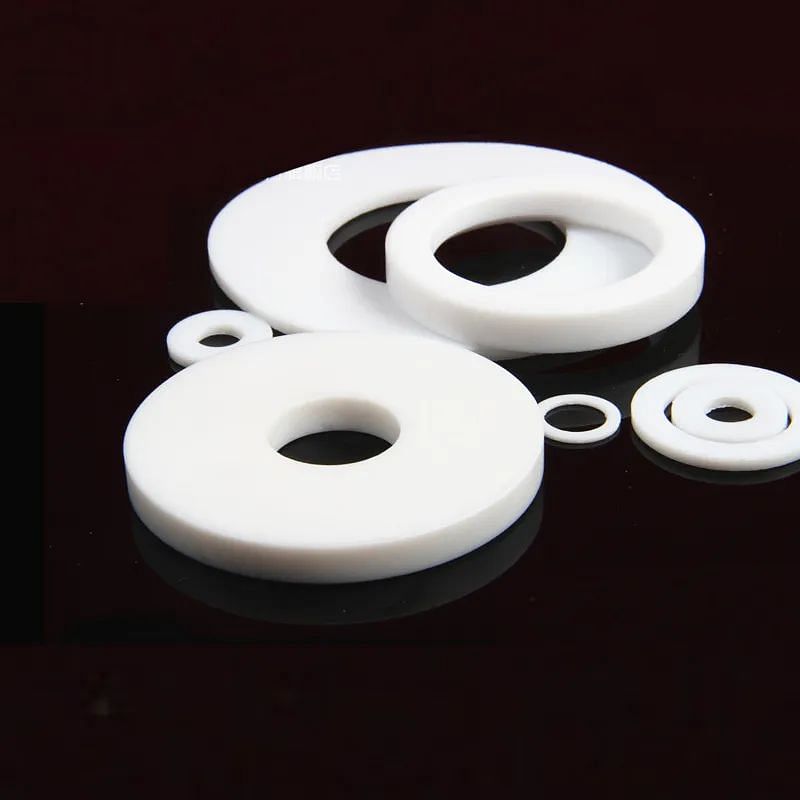 White PTFE Teflon Gasket, For Industrial, Round