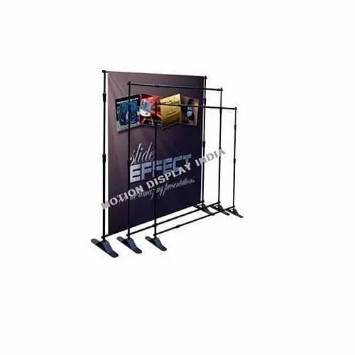 White PVC Promotion Banner Stand, For Advertisement,Promotion, Size: 80x200cm