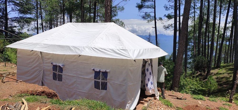 White PVC Temporary Medical Tent for Outdoor