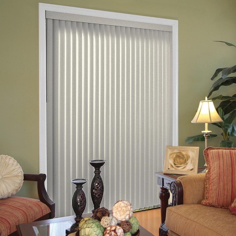 White PVC Windows Vertical Blinds