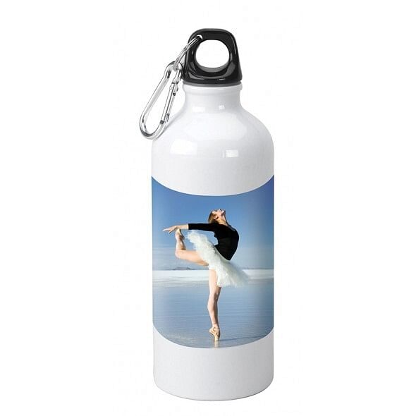 White& Silver 500ml Sublimation Bottle