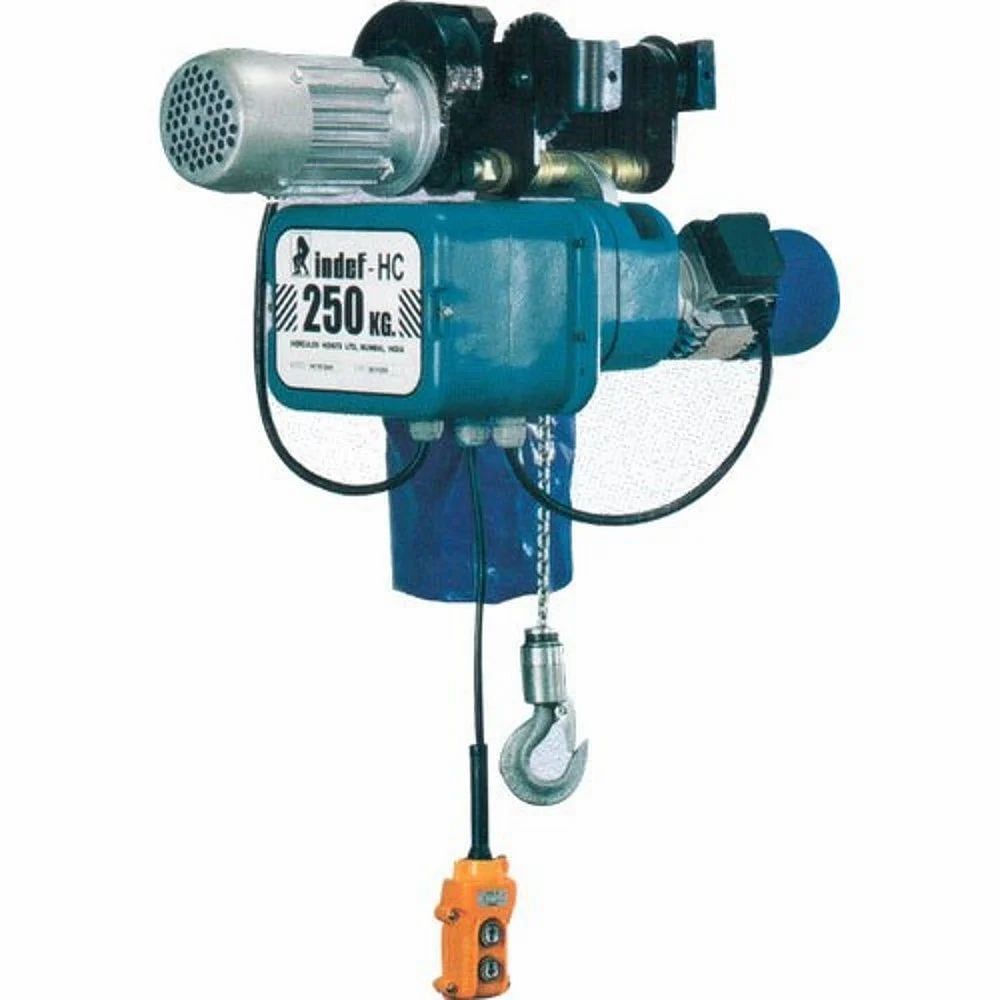 Without Trolley Electric Chain Hoist, for Industrial, Capacity: 1-3 ton