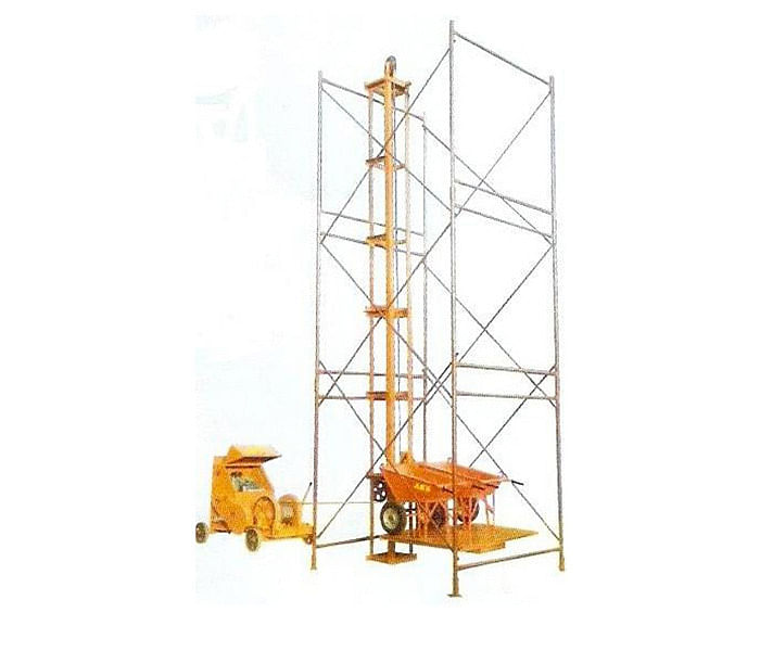 Without Trolley Mild Steel Hoist, For Construction, Capacity: 1 Ton