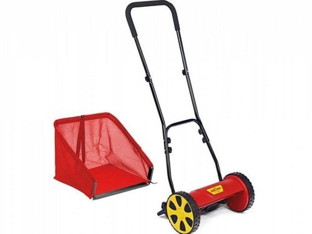 Wolf Garten Manual Lawn Mower Made In Germany, Cutting Width: 12"