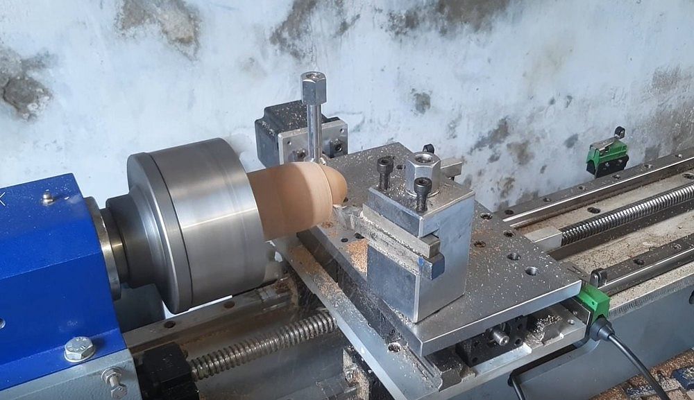 Wood CNC Lathe Machine, Maximum Turning Length: 600 mm