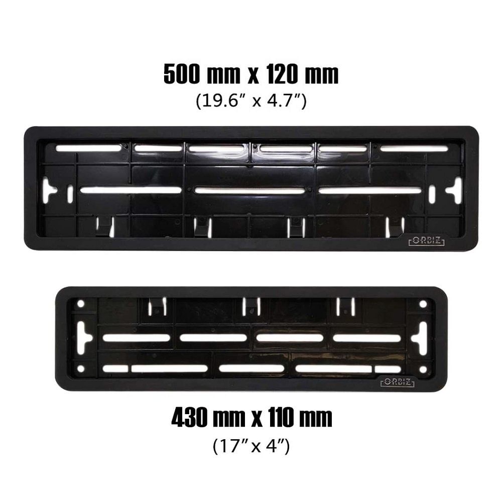 Xe Medium Car Number Plate Holder, Model Number: Obz56547, Size: 430 X 110 Mm 500 X 120 Mm