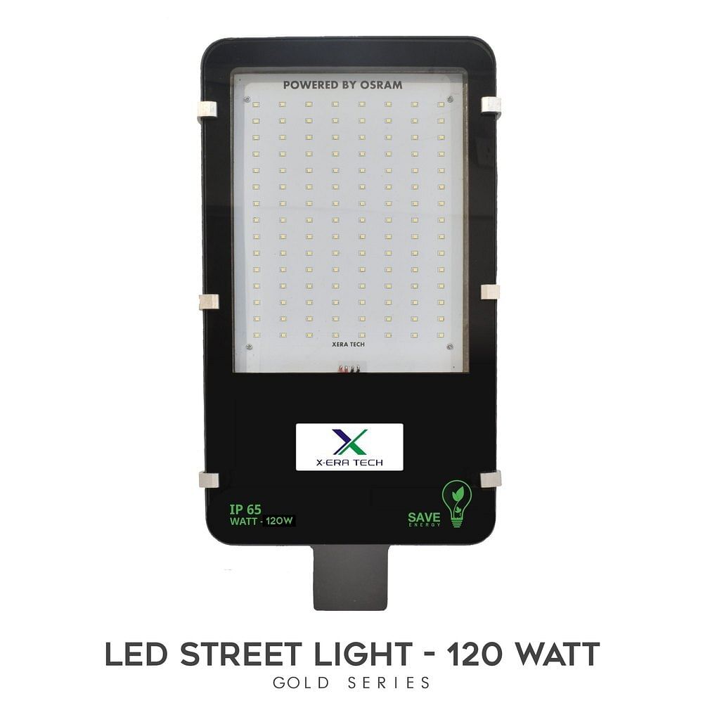 Xera Tech Cool White 120W LED Street Light, Aluminium Die Cast, 240 V