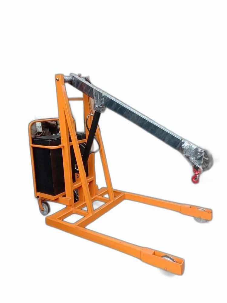 Yellow Electric Industrial Floor Crane, Max Height: 0-20 feet, Capacity: 500 To 3000 Kg