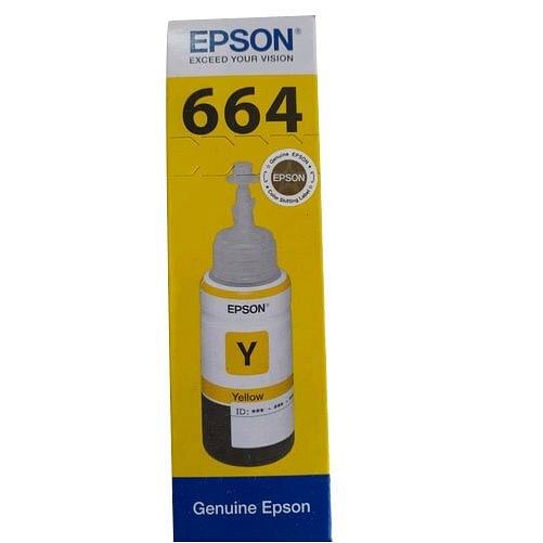 Yellow Epson 664 Pigment Ink, Packaging Type: Bottle, for Inkjet Printing Ink