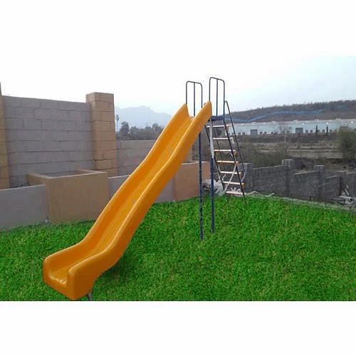 Yellow FRP Slide with Canopy