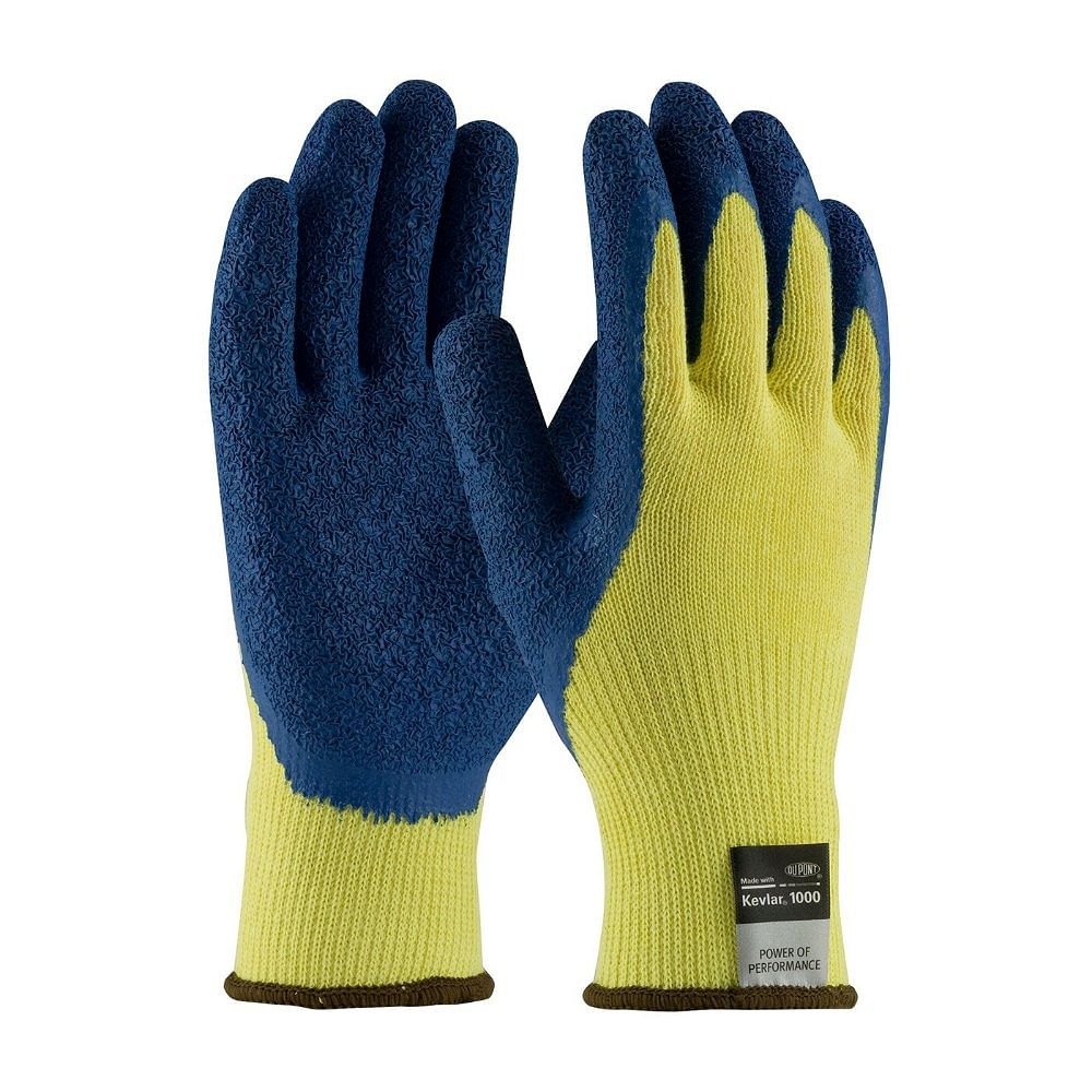 Yellow Kevlar Safety Gloves Dupont KGLKVWLC