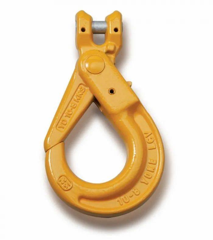 Yellow Self Locking Clevis Hook