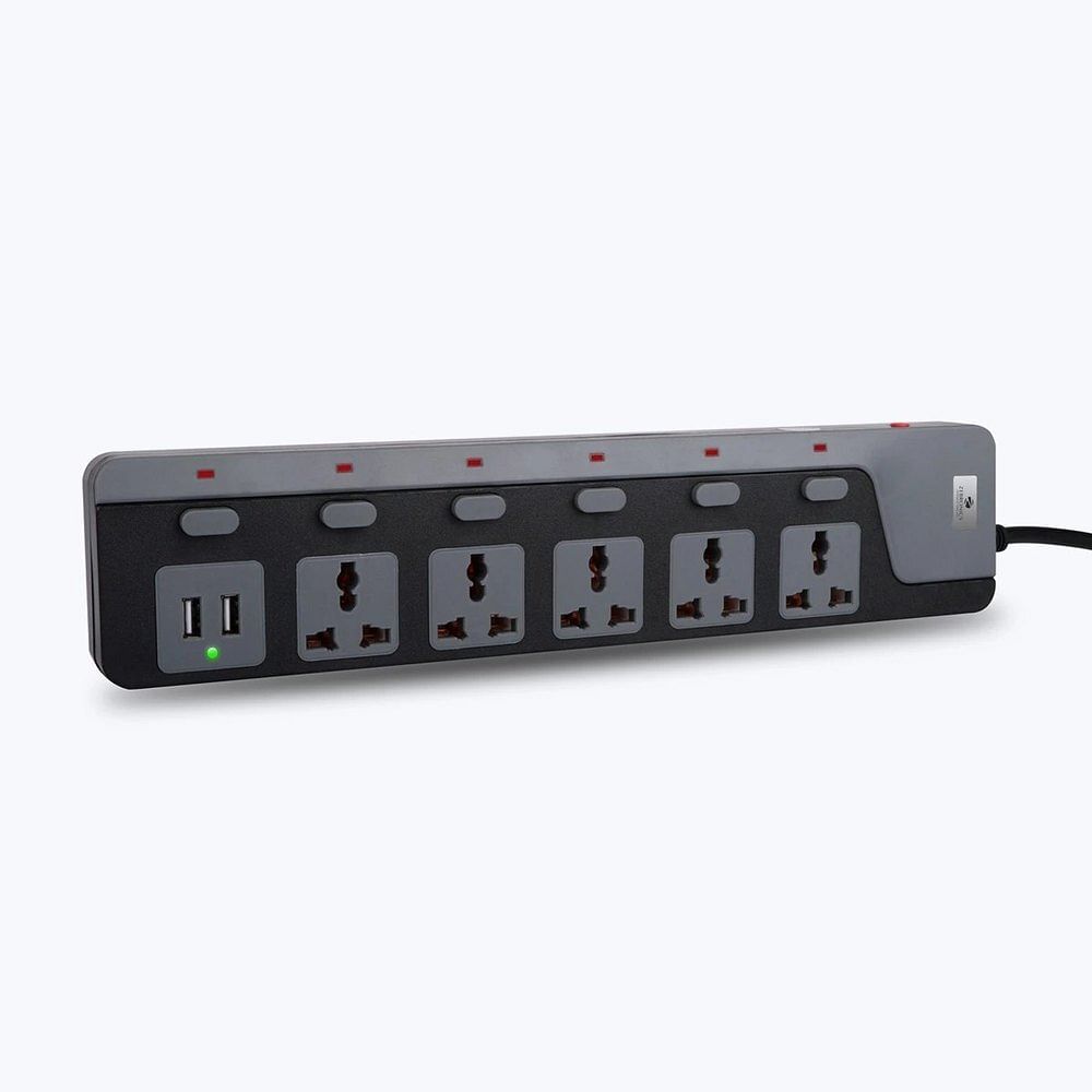 Zebronics USB Plus Power Strip, 240 V