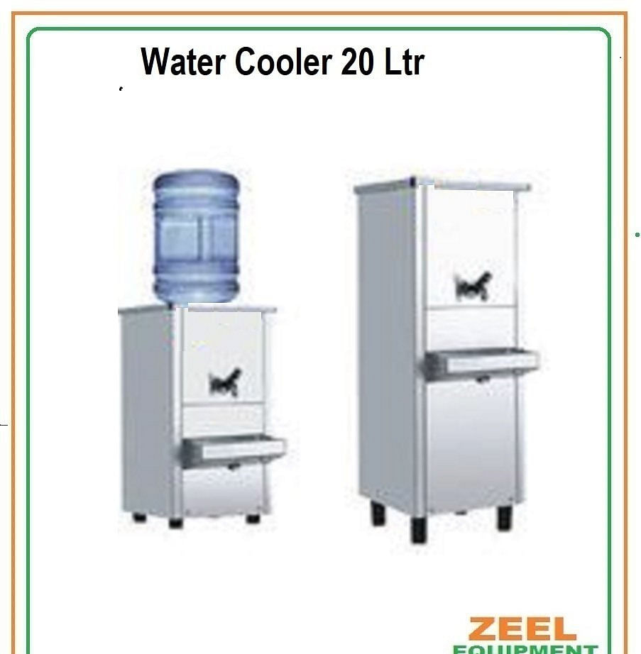 ZEEL Stailness Steel Water Cooler, For Restaurant,Hospital Etc, Storage Capacity: 20L