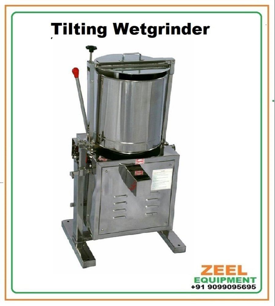 ZEEL Stainless Steel Tilting Wet Grinder 10 ltr, For Commercial