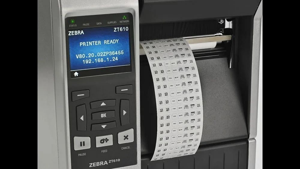 ZT61042-T0G0100Z - ZEBRA ZT610-203 DPI PRINTER, Max. Print Width: 4 Inches