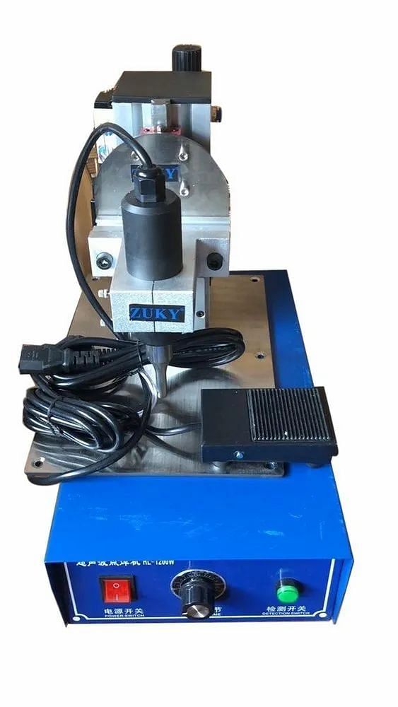 Zuky Ultrasonic Ear Loop Welding Machine, For Industrial, Production Capacity: 25 Pieces/H